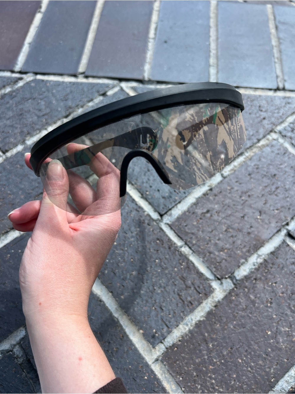 EUC Camo Holographic Wraparound Hunting Glasses
